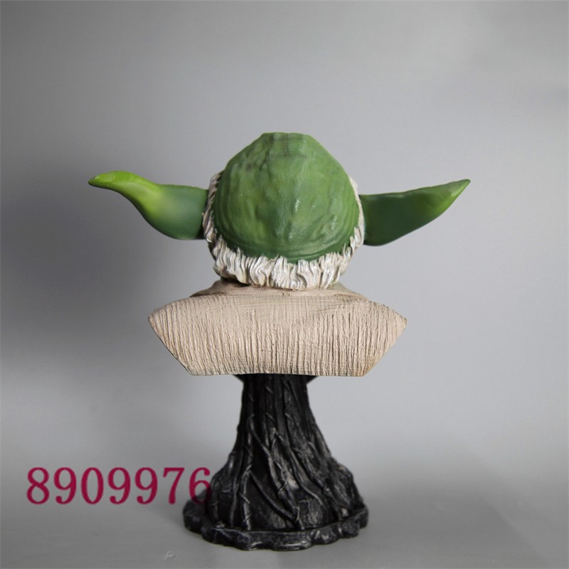 Jedi Yoda Resin Sculpture Painted Bust Statue Model 1/2 Scale 22cm New Stock