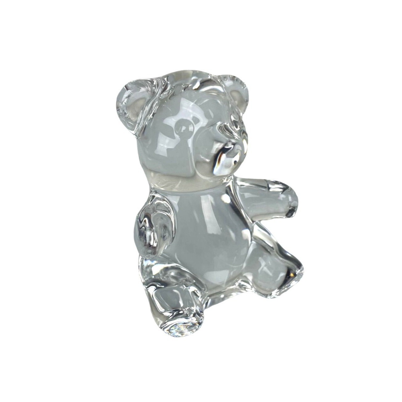 Oneida Crystal Teddy Bear Figure Made in Korea Animal Luxury Home Decor