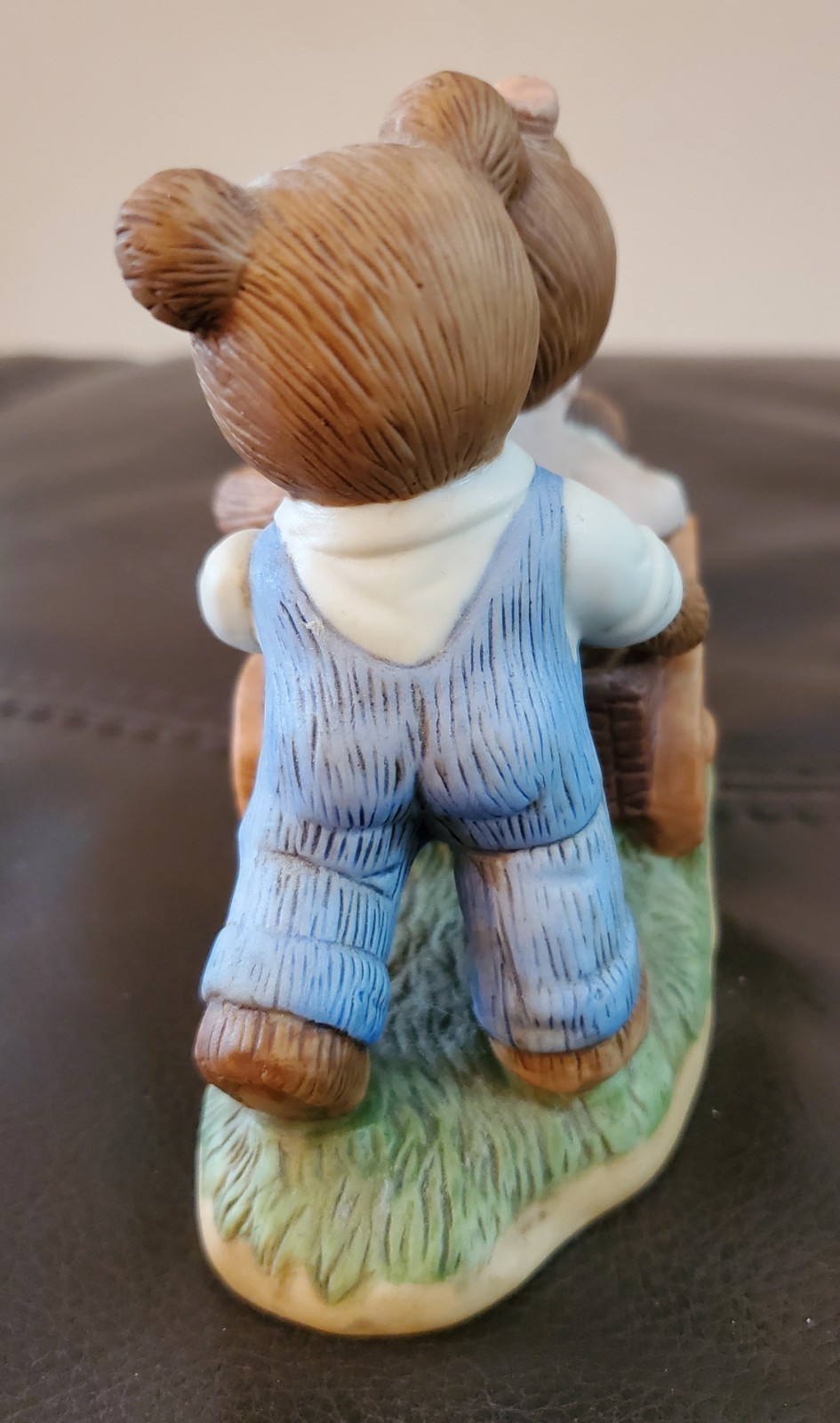 Playtime Bears #14067-99 Bears Riding a Wagon, Home Interiors Gifts Porcelain