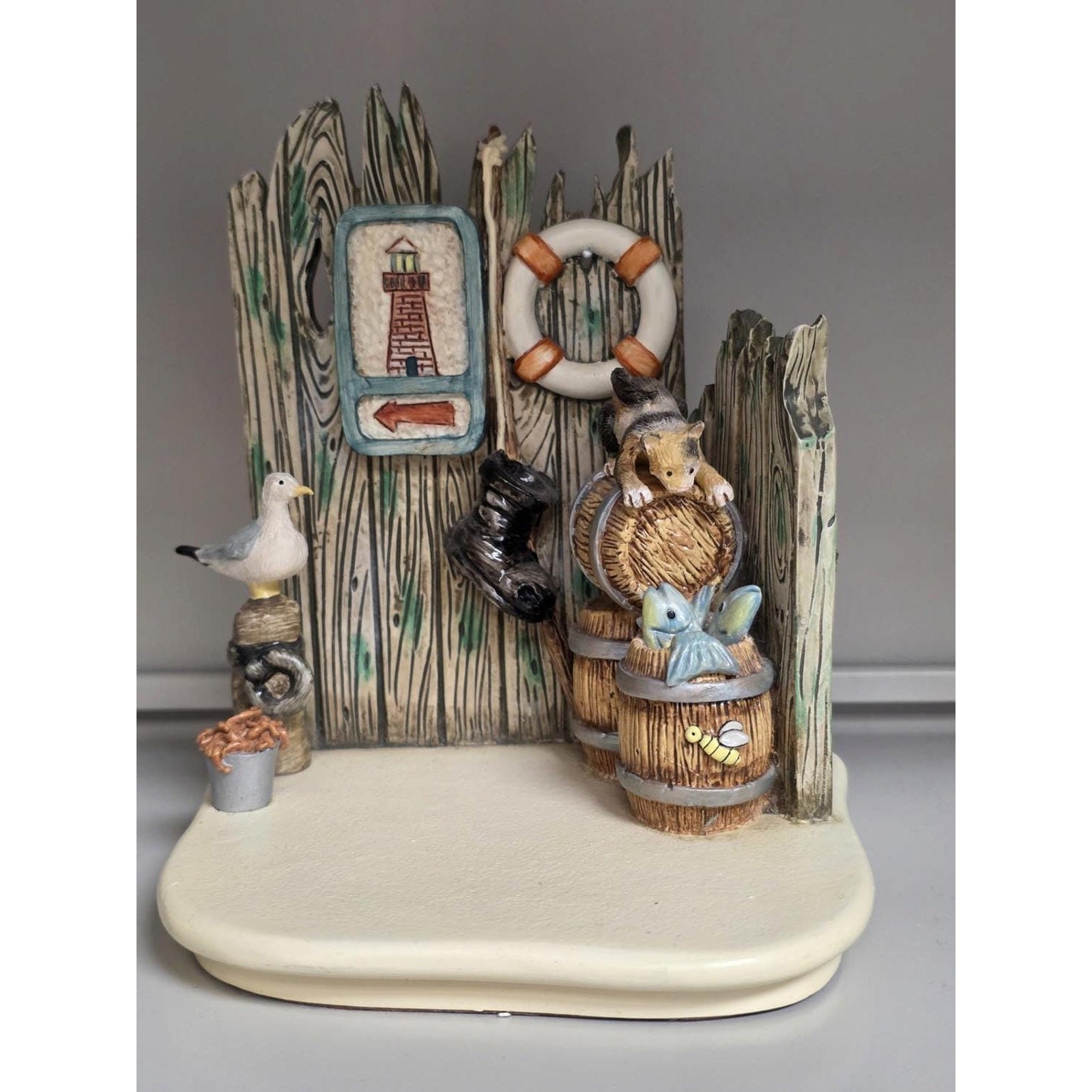 Goebel HummelScapes “Fisherman’s Feast” 1029-D Scene W/Original Box