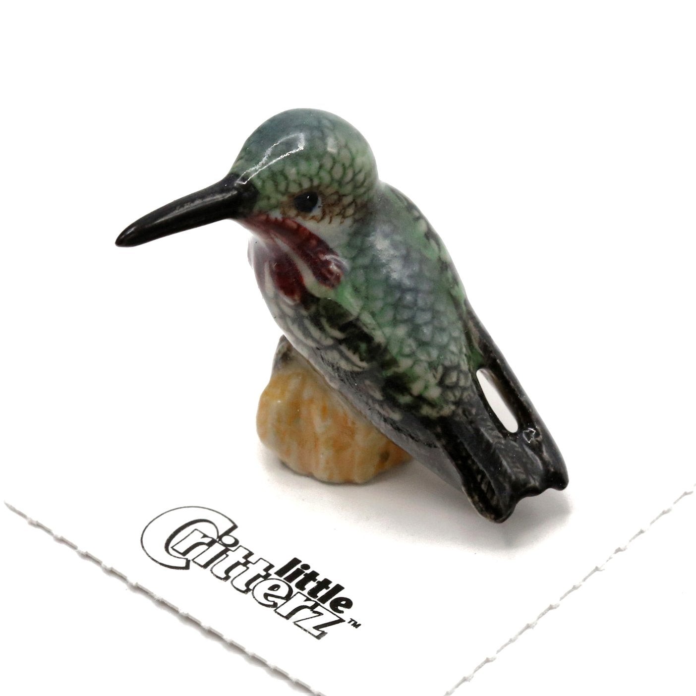 Little Critterz Hummingbird – Calliope Brilliant – Miniature Porcelain Figurine