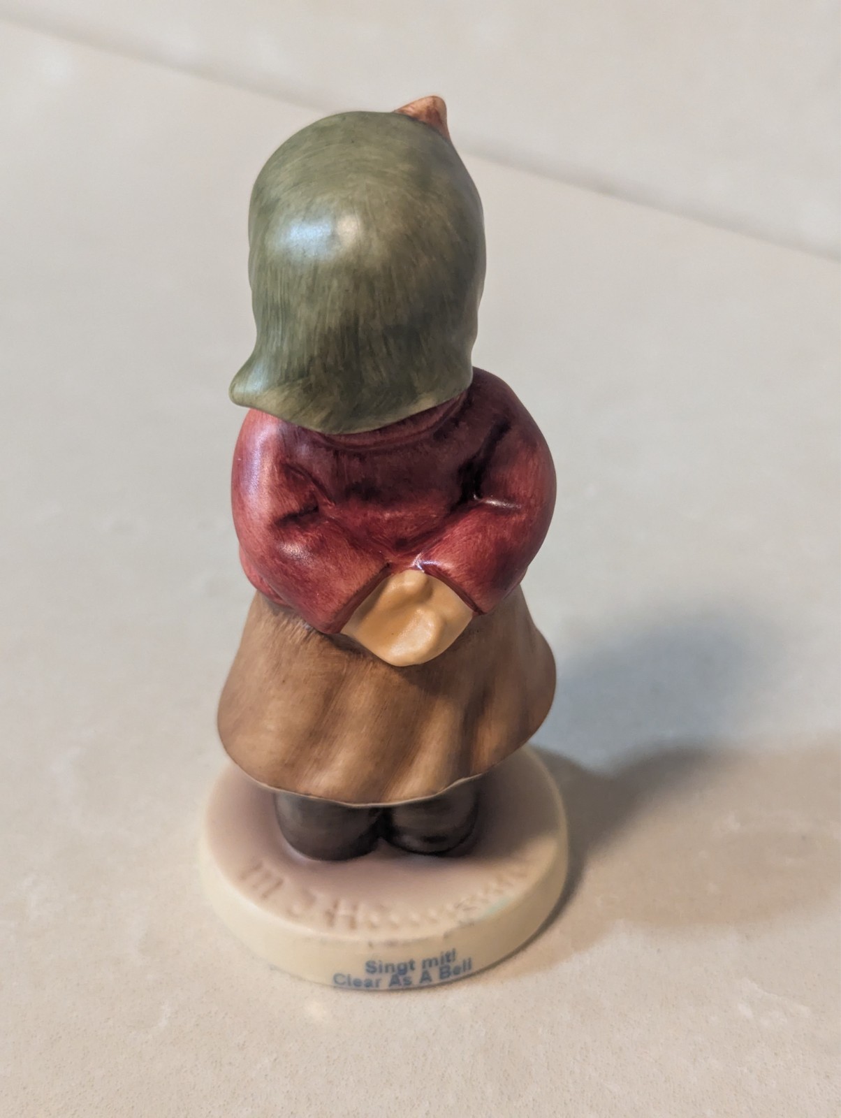 goebel hummel figurine #2181, “Clear as a Bell”, 2002, Height approx 3.50″, TMK5
