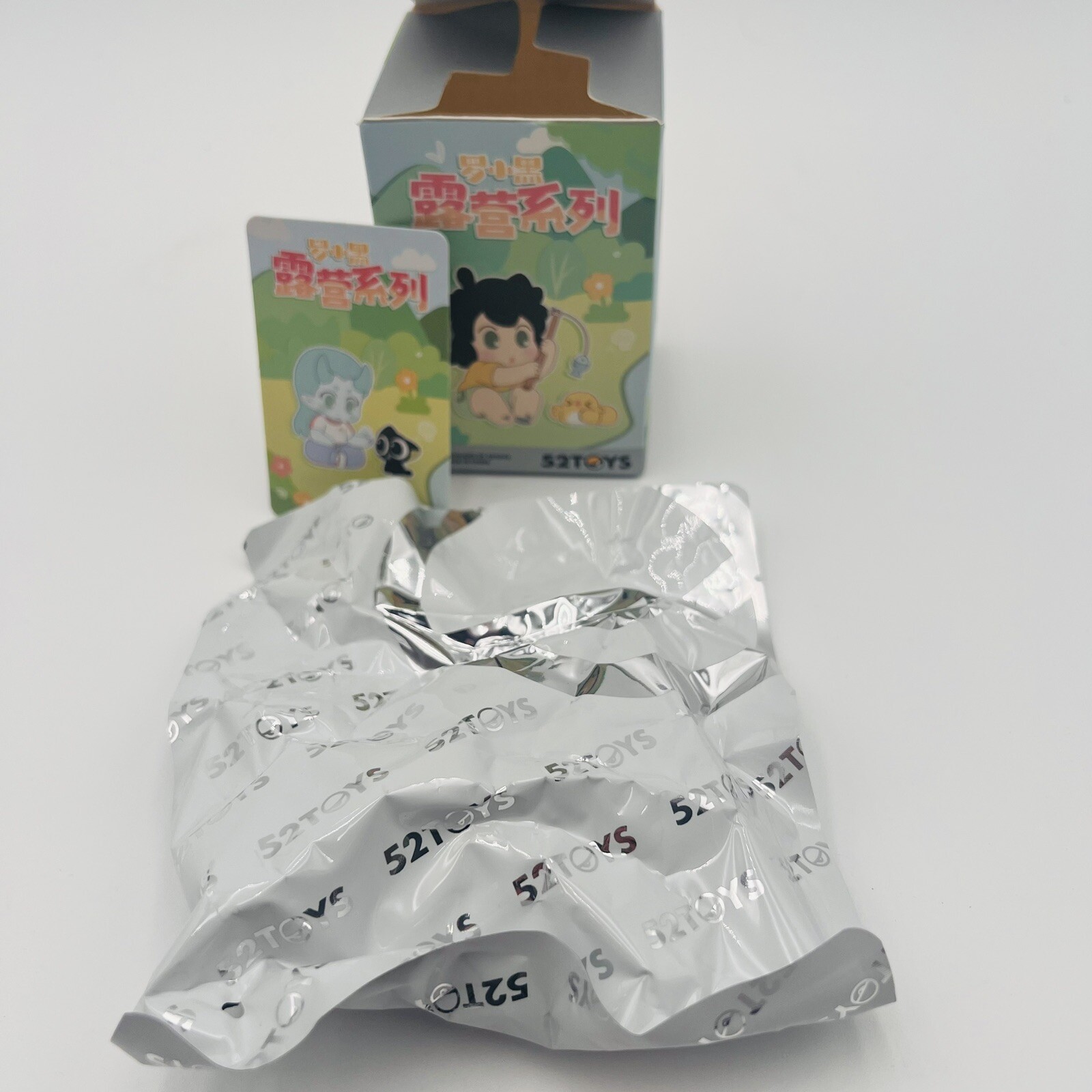 52Toys Luoxiaohei Camping Series Mini Figure Blind Box New Open Box
