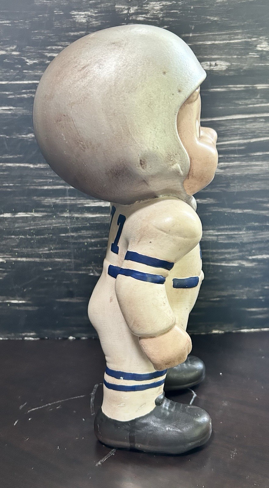 Vtg 70’s Ceramic Football Player Boy Atlantic Mold #77 Broncos Bills Colts 11”