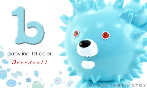 Brand New INSTINCTOY Hiroto Ohkubo Baby Inc 1st Edition Light Blue Vinyl Figure