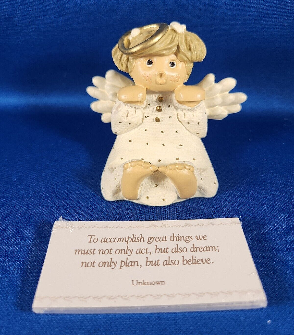 Zondervan Scripture Keeper Collectible Religious Angel Harmony White AVON Vtg