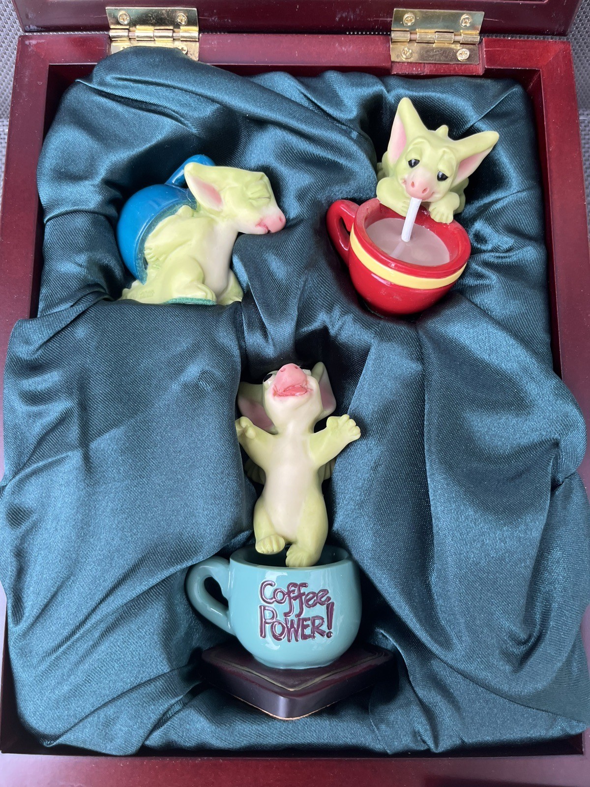 Pocket Dragons ‘The Coffee Connoisseurs’ 2003 limited edition boxed set NEW