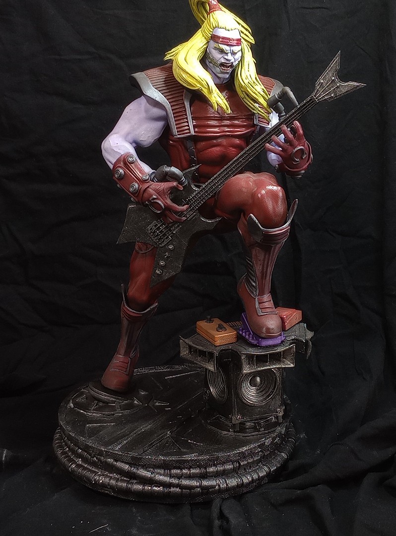painted resin 3d printed figure