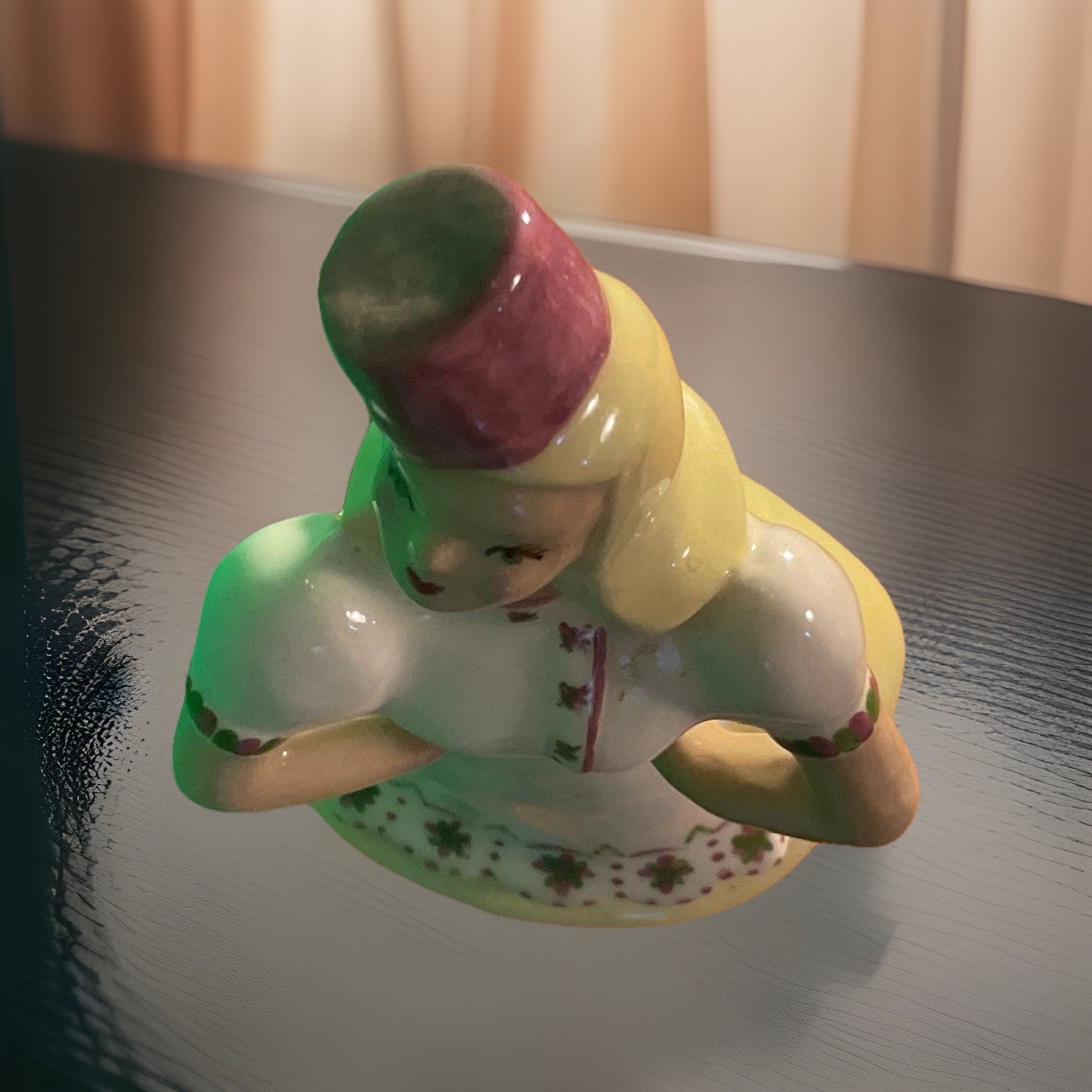 Yuna 31 #32 Hollohaza porcelain Figurine of a Woman in Hungarian Folk Atire