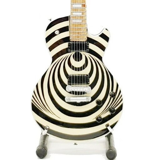 Miniature Guitar For ZAKK WYLDE Vertigo GIFT Display FREE Stand Memorabilia