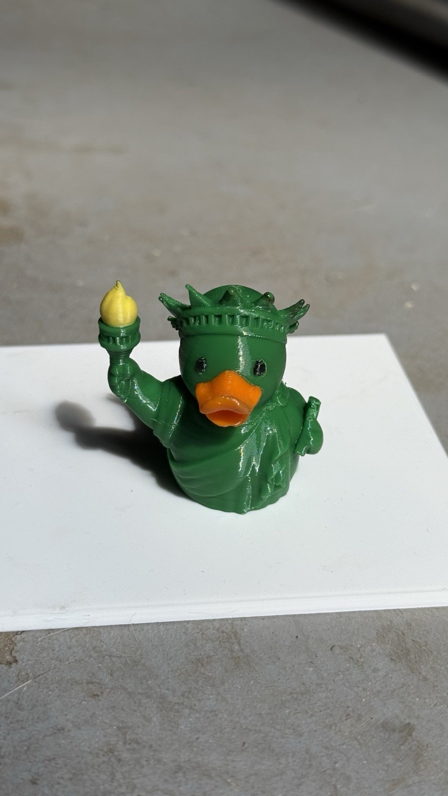 Liberty Duck™ – 3D Printed Statue of Liberty Duck | 4th of July Decor Gift USA