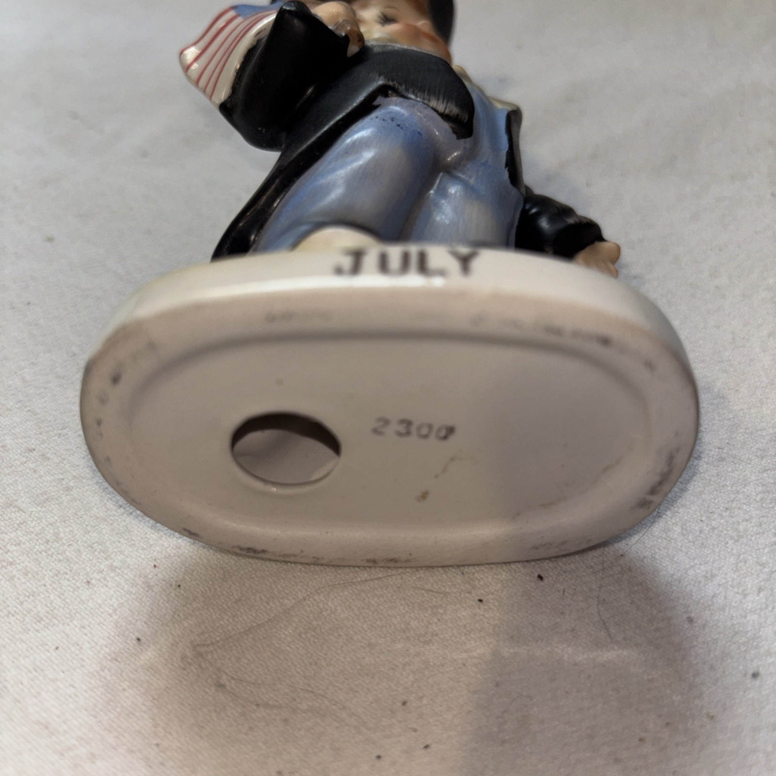 Vintage Lefton 4th Of July Birthday Boy Figurine