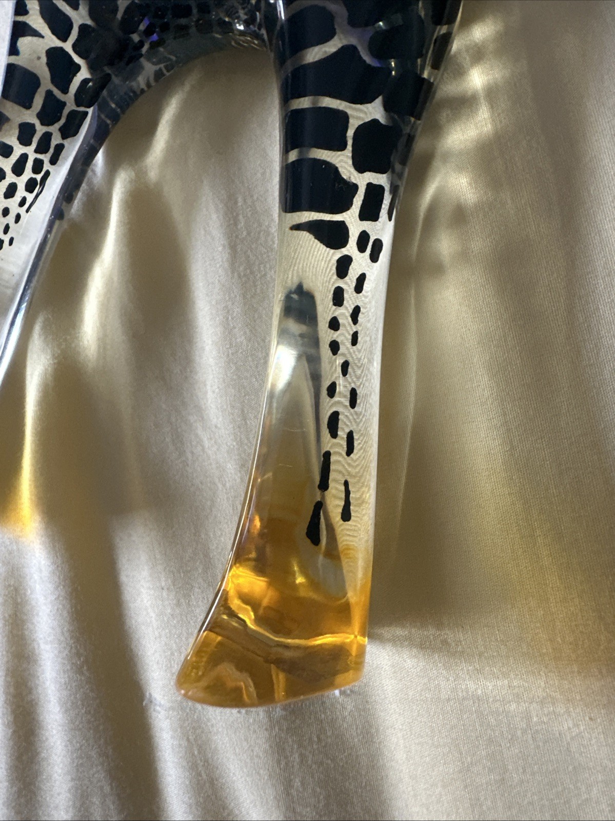 Abraham Palatnik Lucite Giraffe 12” Made in Brazil