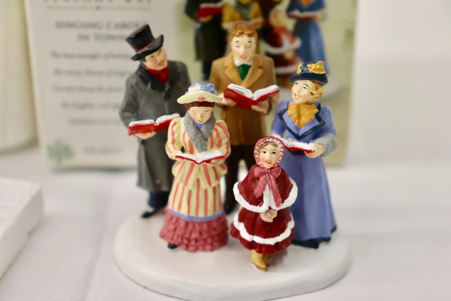 Dept 56 Season’s Bay Christmas Winter Village Figure Lot 9pc Boxed Figurines