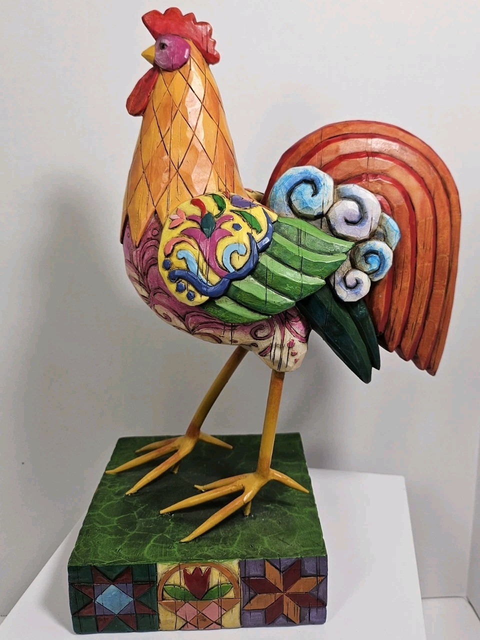 Jim Shore Heartwood Creek LARGE 11.5″ H Rooster Figurine 2004 Farmhouse C118836
