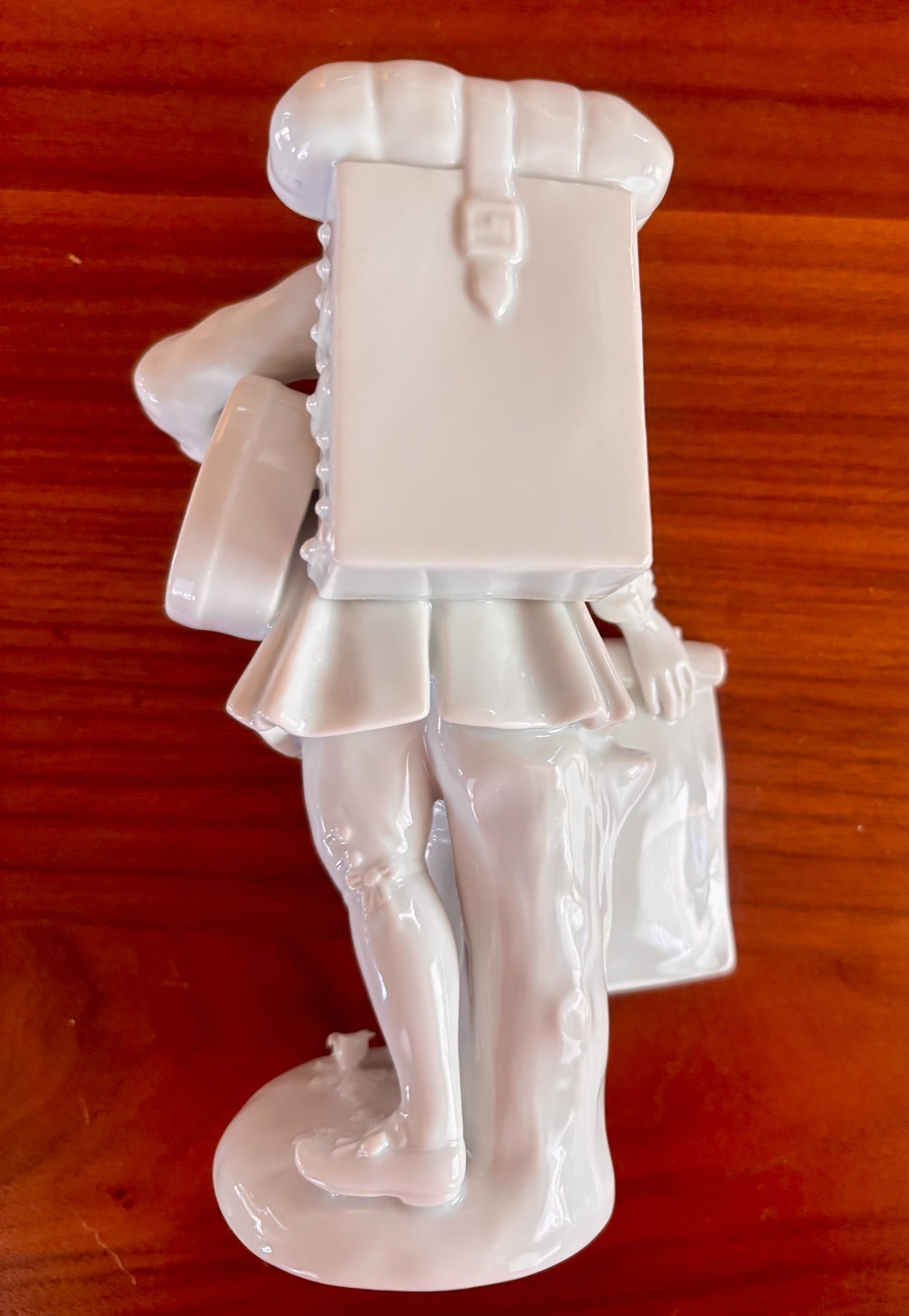 Augarten Wien “Map Seller” Blanc de Chine Porcelain Figurine Vienna