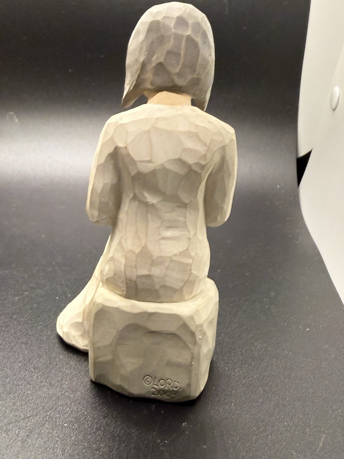 Fugurine Casted Susan Lordi Willow Tree “Wisdom” resin hand painted #26122 NIB