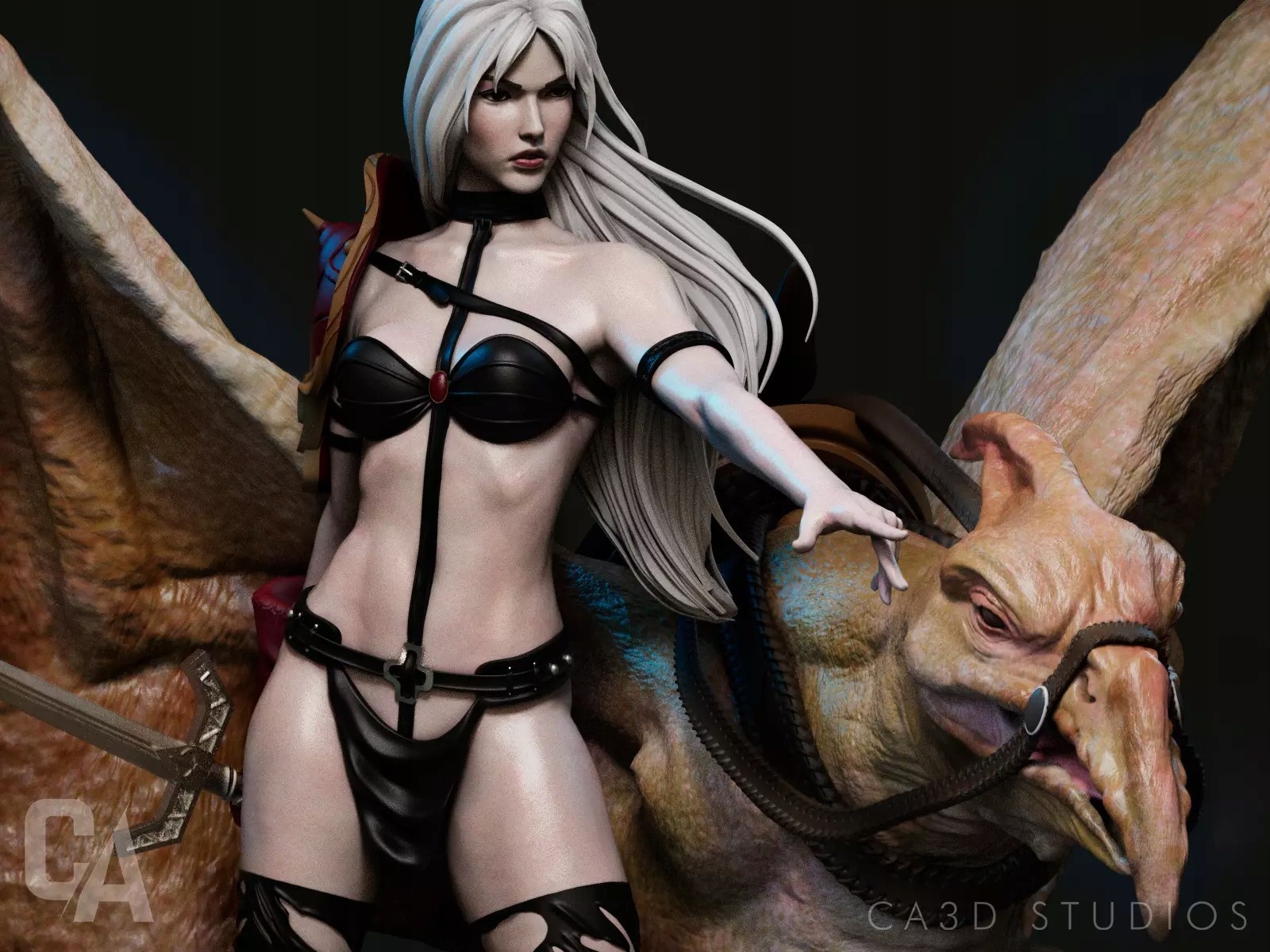 Taarna CA3D UNPAINTED – 1/24 (75mm) Scale (SFW version) 3D Print