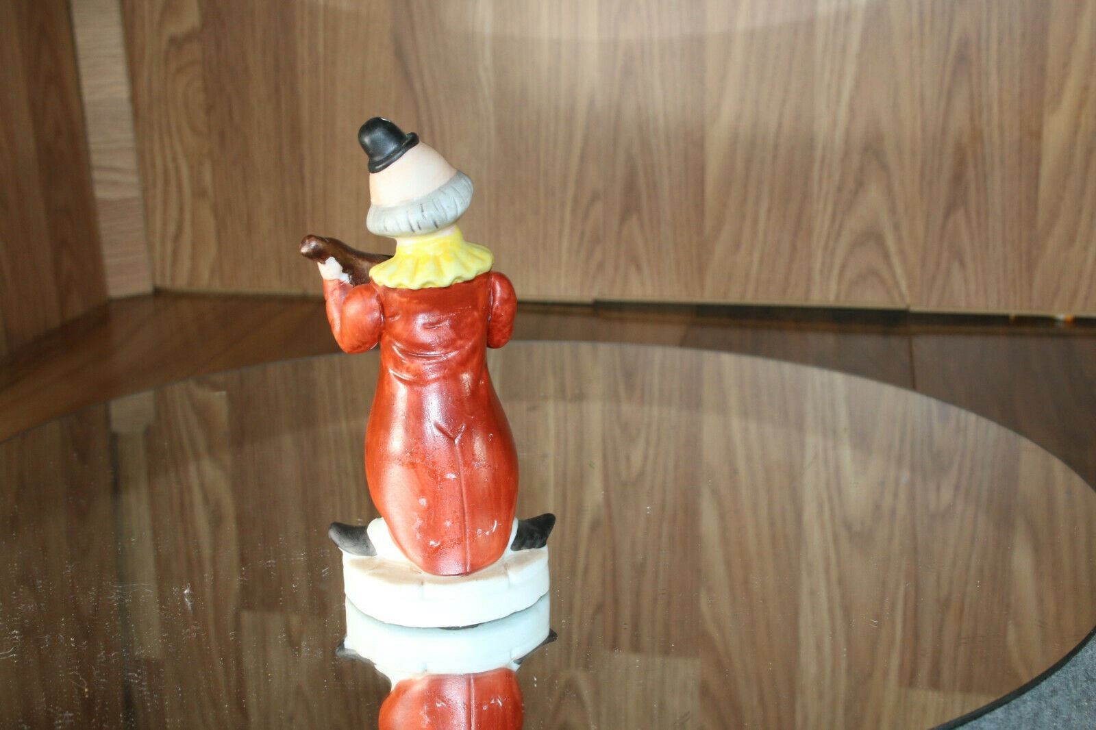lot – three vintage porcelain clowns from estate sale unsure age1960’s to 80’s