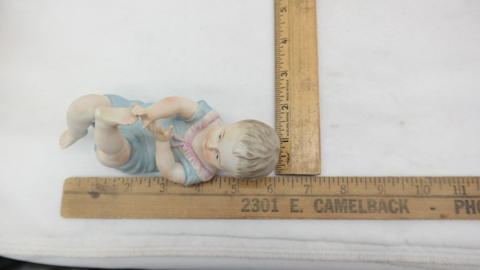 Vintage Piano Babies Figurines Multicolor Set of 2