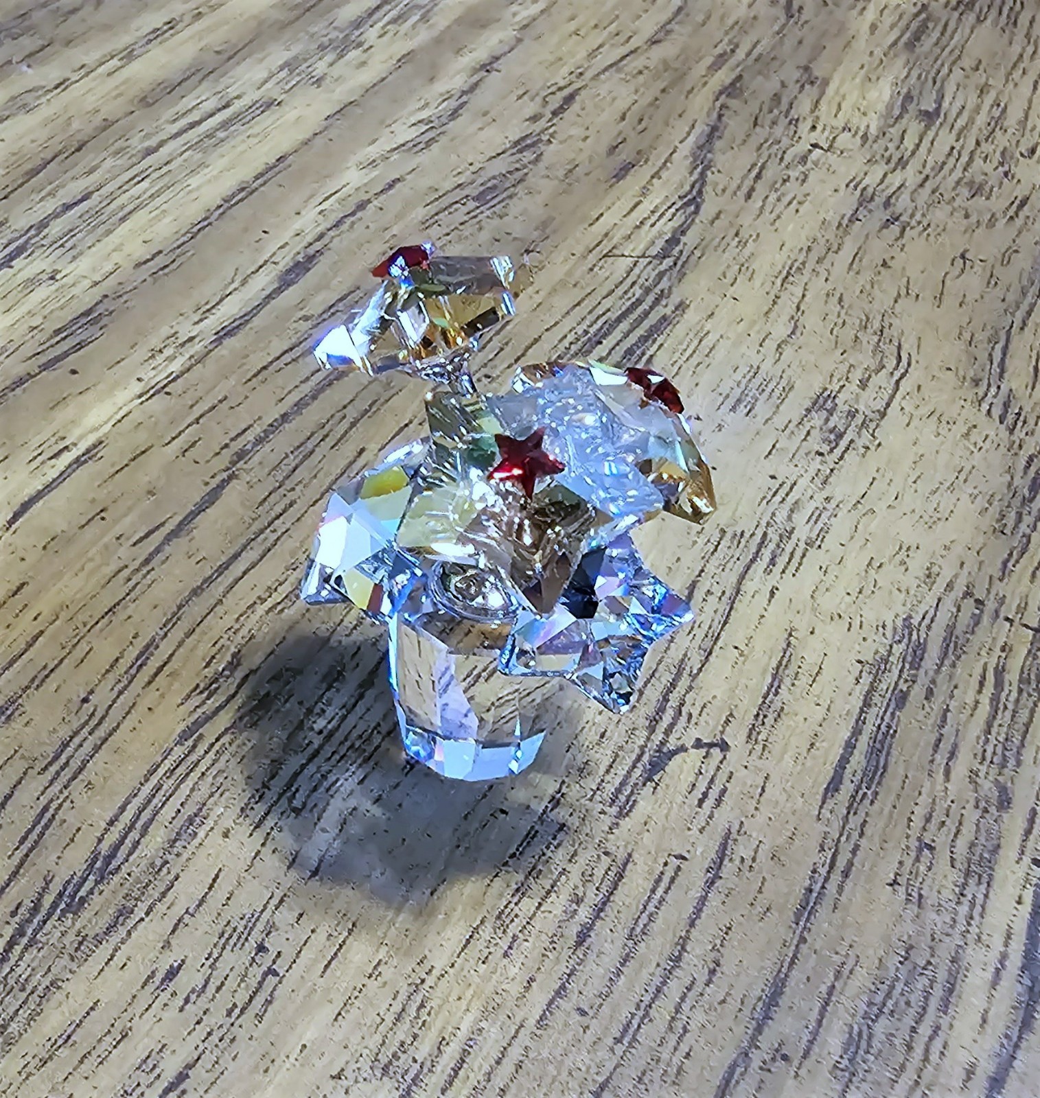 🌟 Swarovski Crystal 2009 L.E., Small, Star Blossom Flowers in Pot Figurine, NIB