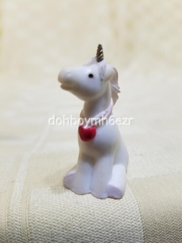 Hallmark Merry Miniatures 1986 Unicorn Valentine’s Day Heart Love