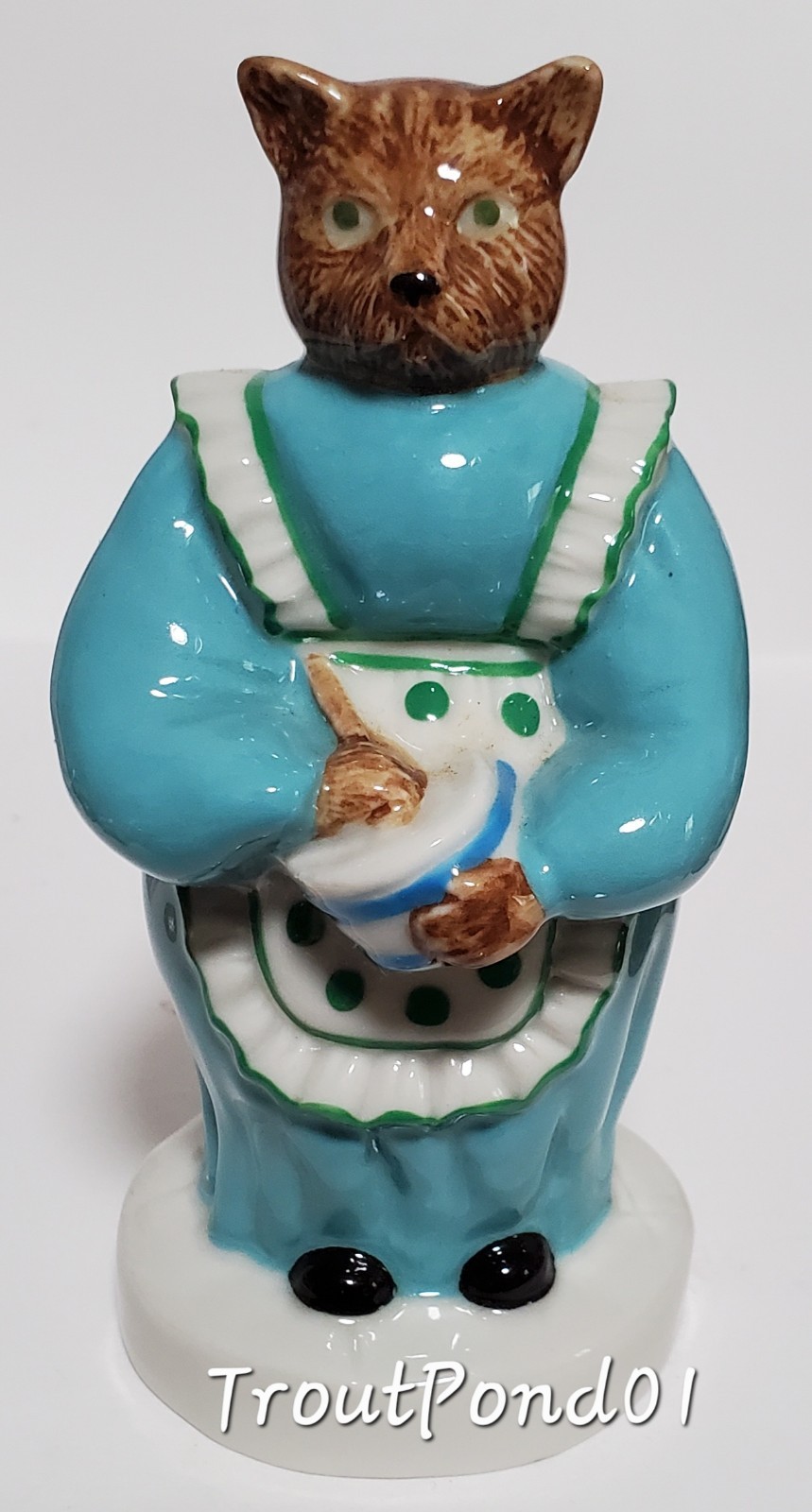 Wade Catkins Cook 1998 Dunstable Fair LE1500 Lg Blow-Up 4 3/4 Porcelain Figurine