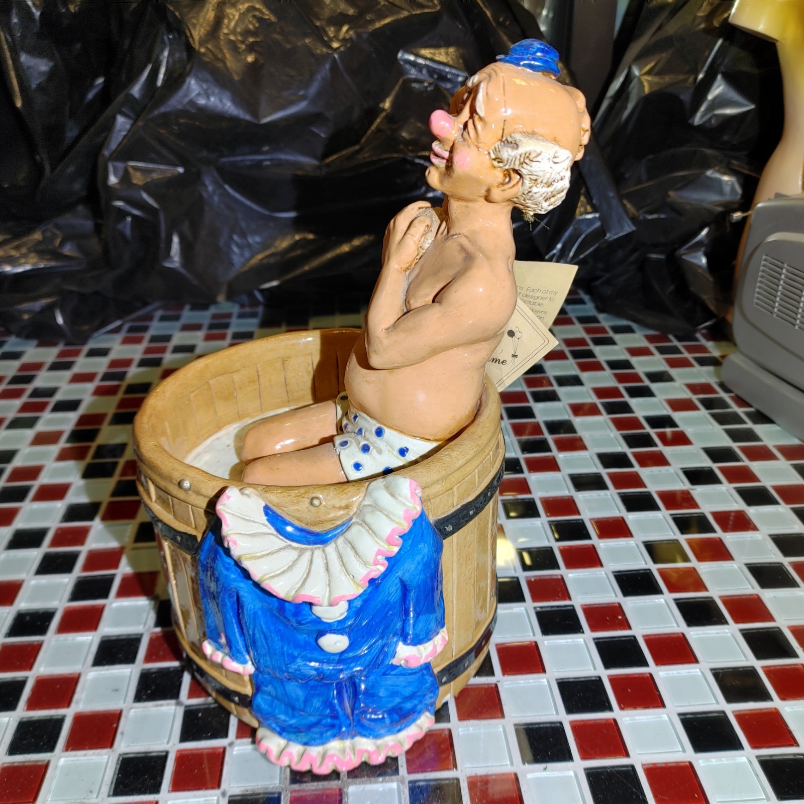 JUDI’S PASTIME Collectibles 1985 Clown Bath Time