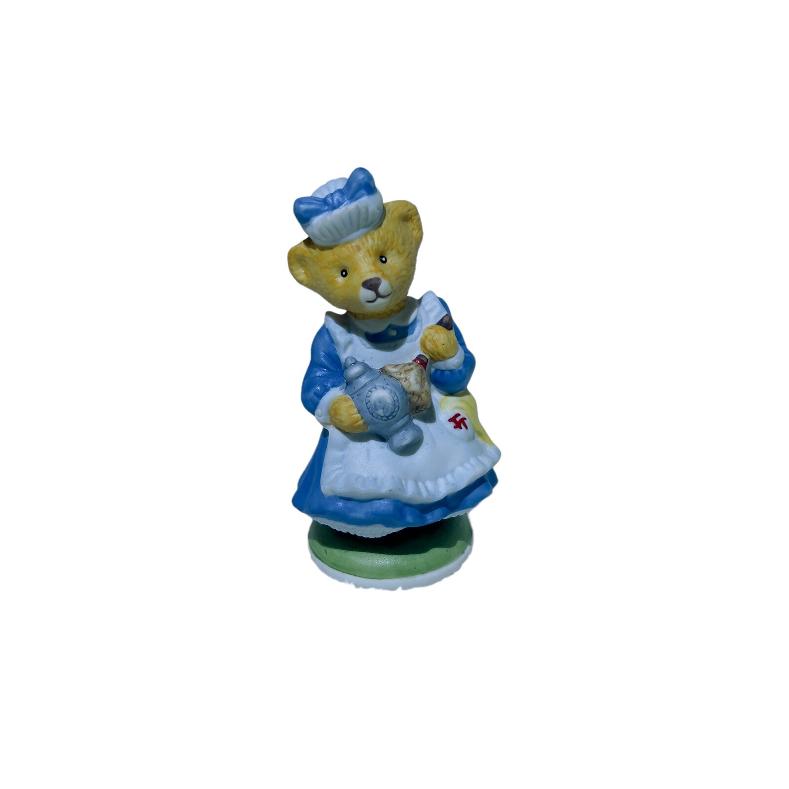 VTG ‘86 The Franklin Mint 3.5” Francine Hotel Teddington Bear Figurine- Malaysia