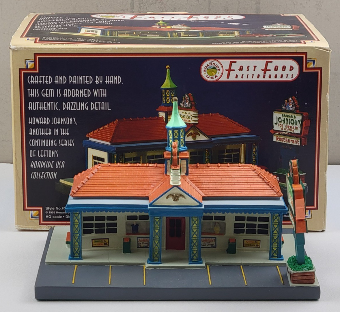 Lefton’s Roadside USA Fast Food Restaurants HO Scale Howard Johnson’s Building