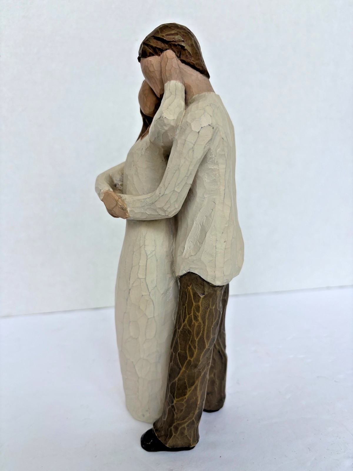 Willow Tree Demdaco Susan Lordi “Together” Embracing Couple Figurine 9″ EUC