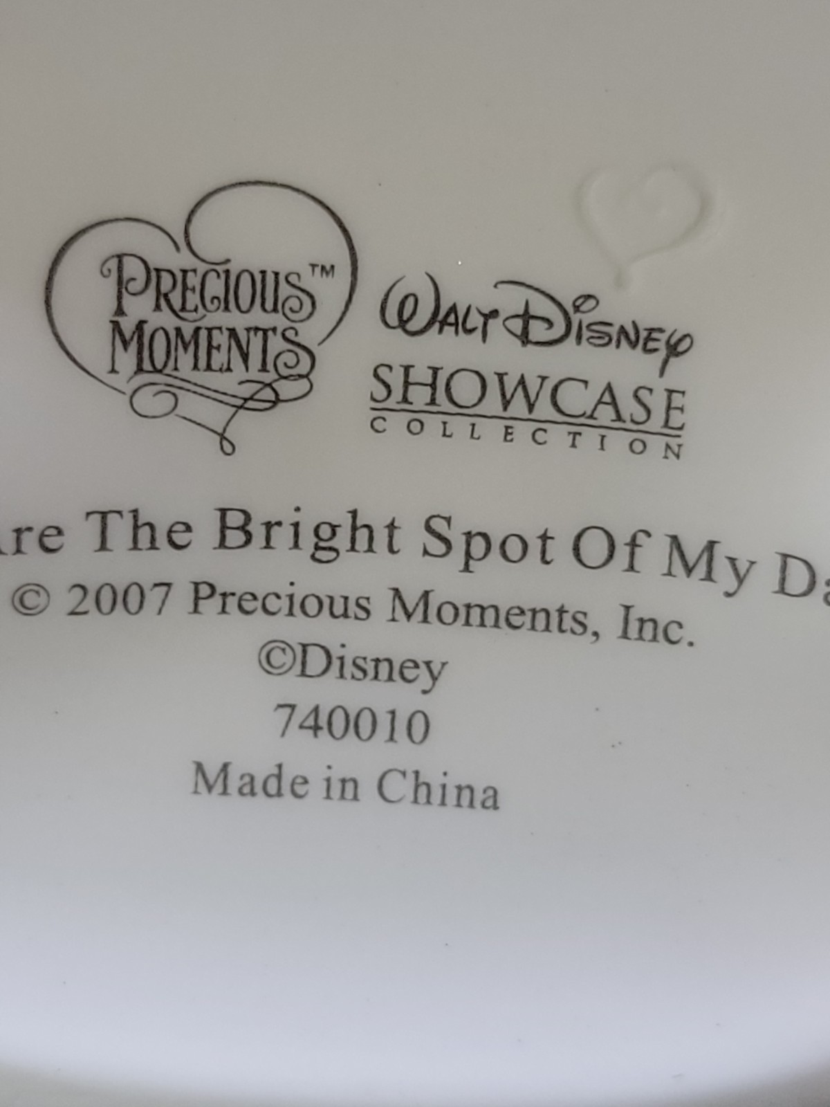 2007 Precious Moments You Are The Bright Spot of My Day Disney Dalmation Puppies