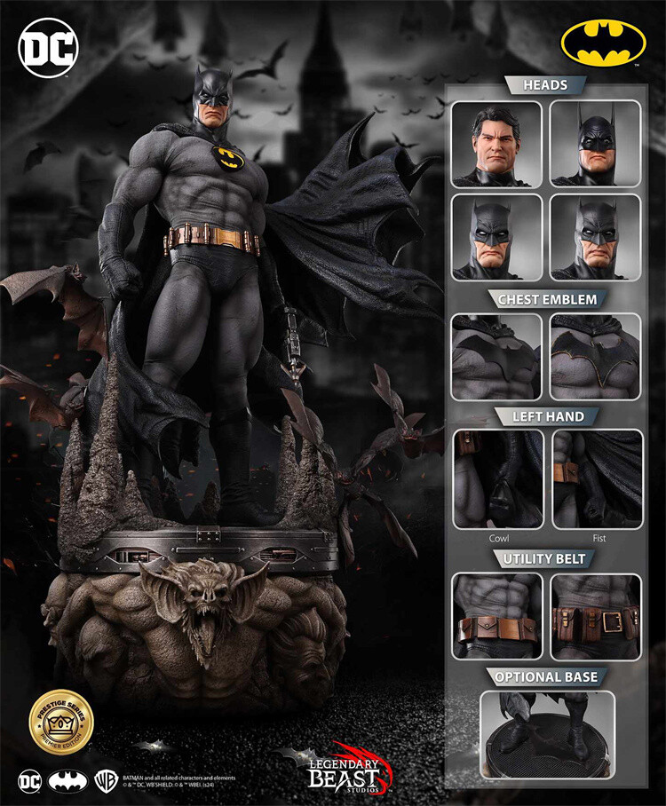 LBS Studio Batman Resin Statue Figurine DX version 83cm 1/3 Presale