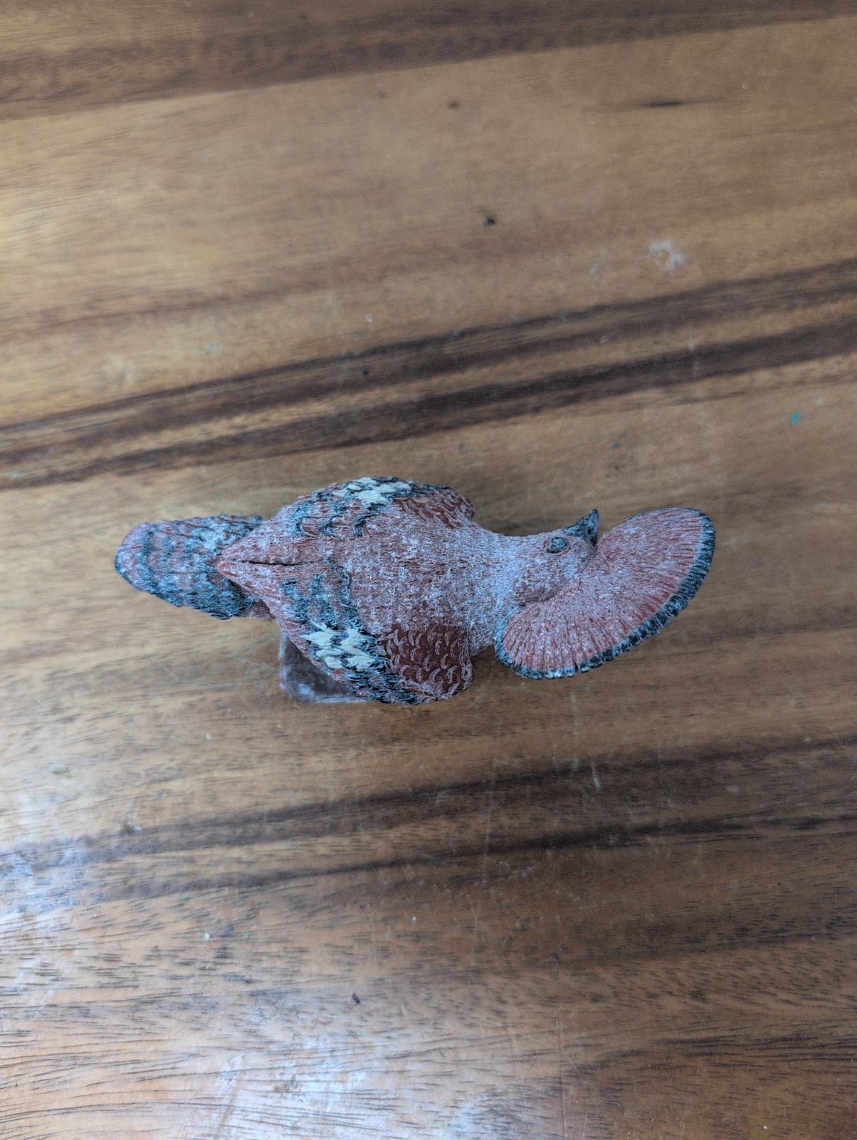 Small Cock Of The Walk Bird Figurine Macushi Artisan From Balata