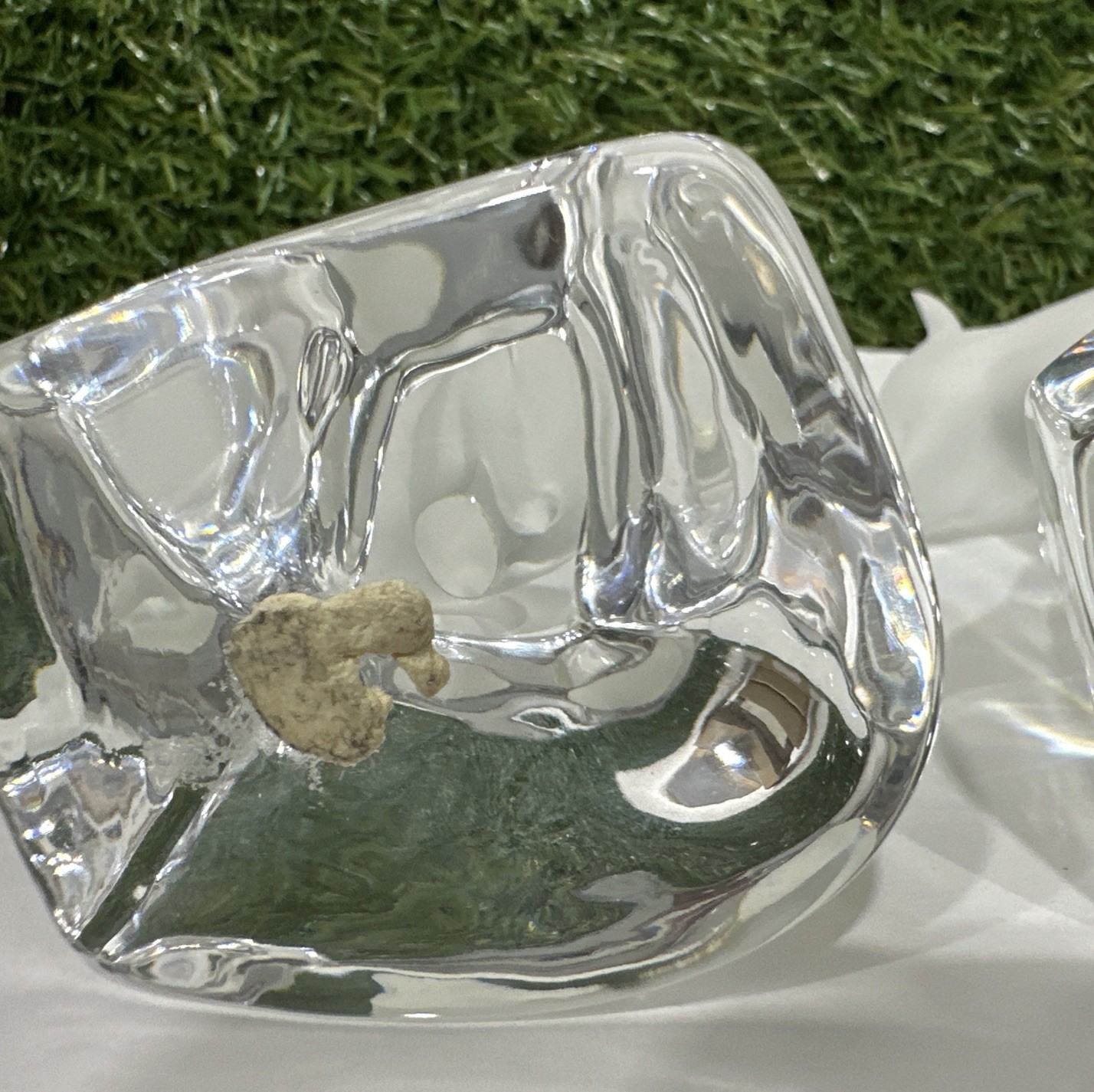 Swarovski Ebeling & Reuss Panther Cougar Head Frosted Clear Crystal Lot Of 2