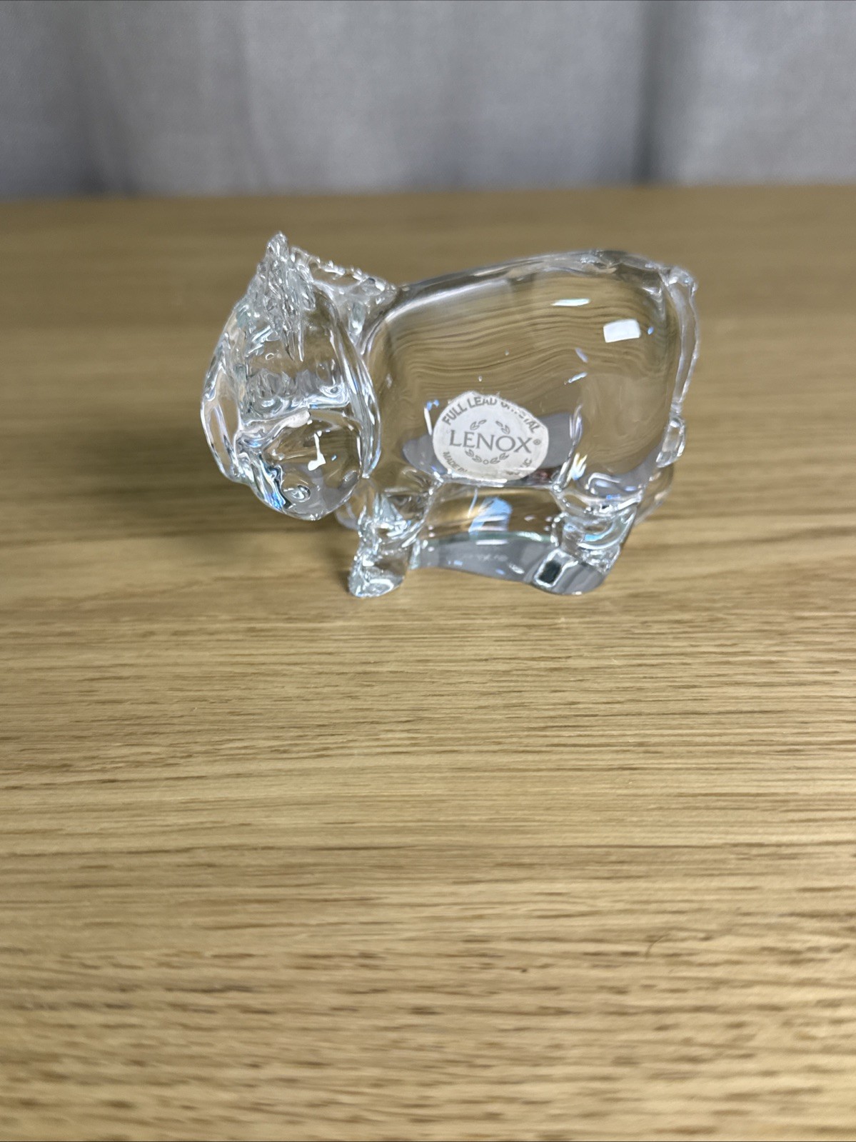 LENOX DISNEY CRYSTAL EEYORE FIGURINE.