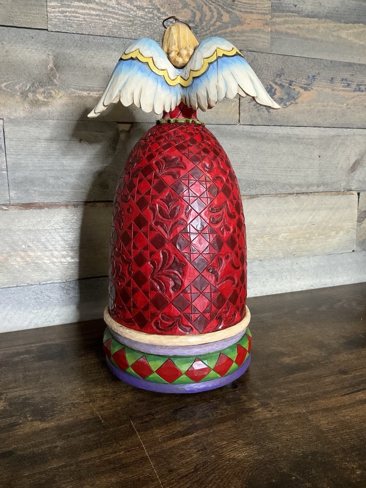 Jim Shore “Silent Night “ Angel with Nativity Scene Revolving Musical