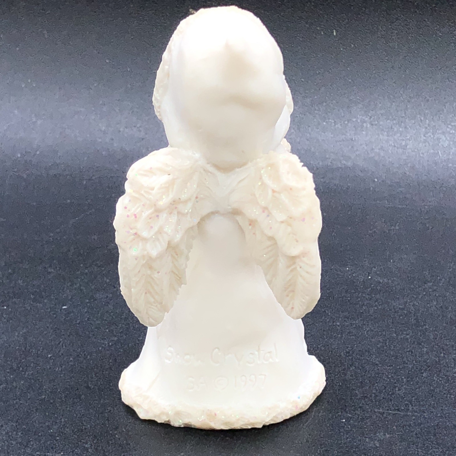 Vtg Sarah’s Attic Snow Crystal African American Girl Angel 3″ T 1997 USA RARE