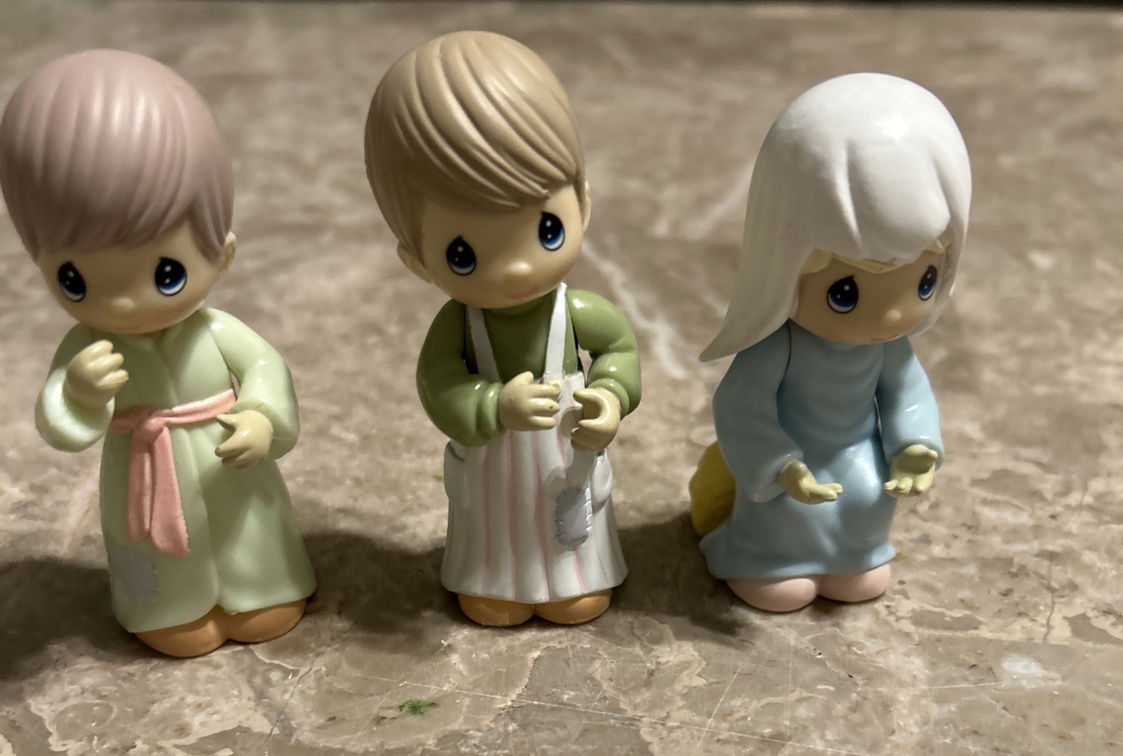Precious Moments 2002 Toy Nativity Figures Lot Of 11