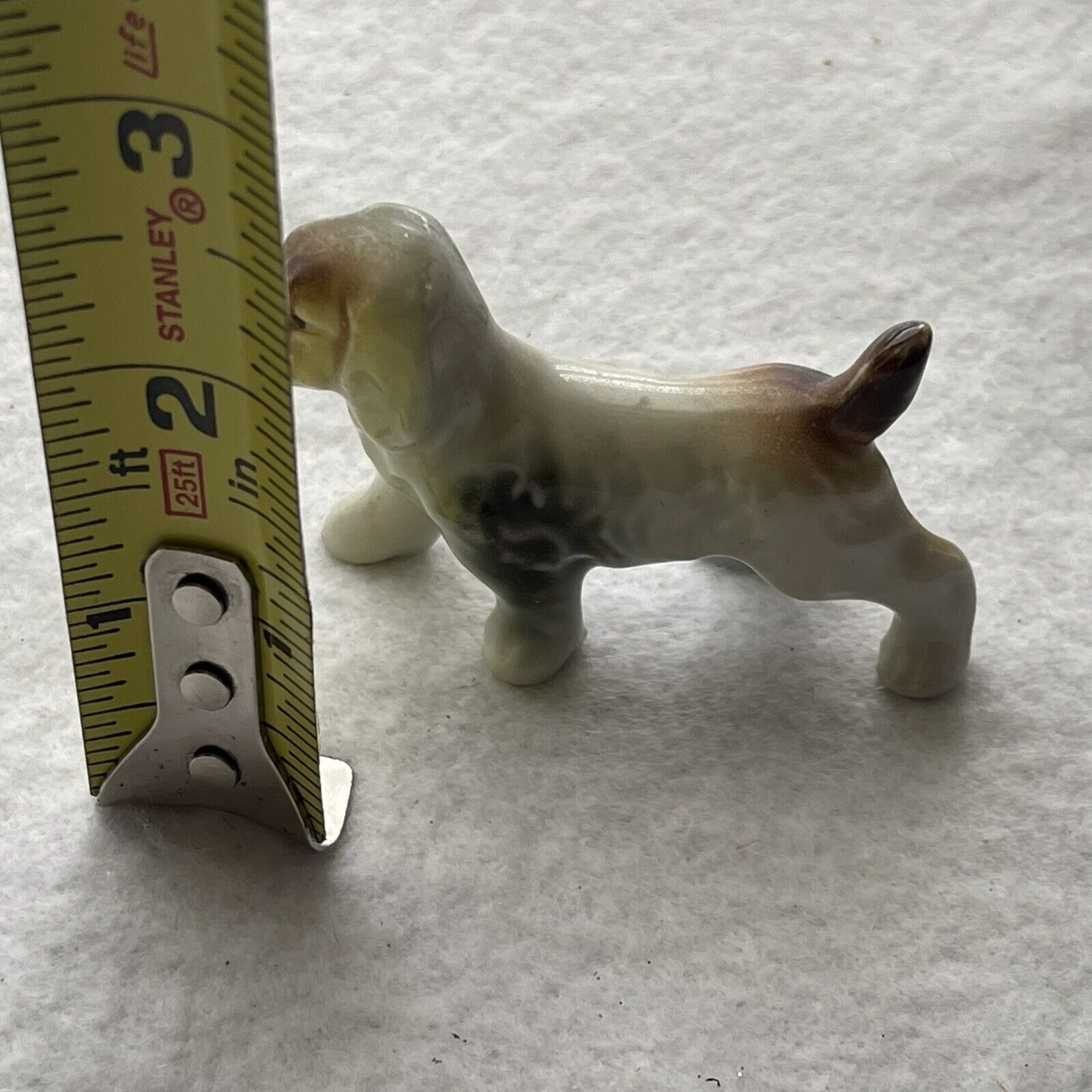 Mini Dogs Figurines Porcelain Japan Terrier Beagle Set Of 2 Vintage
