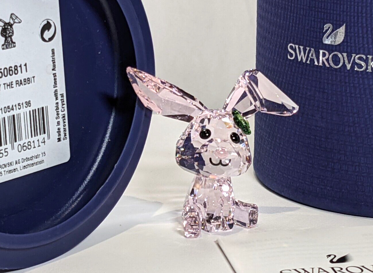 Swarovski LUCKY The RABBIT Color Crystal Figurine 5506811 *Genuine* Mint in Box!