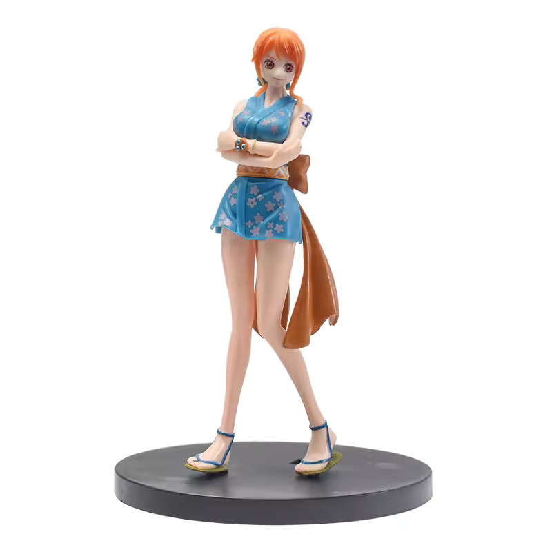 One Piece Nami Figure Anime PVC Action Statue 17CM Collectible Model Toy