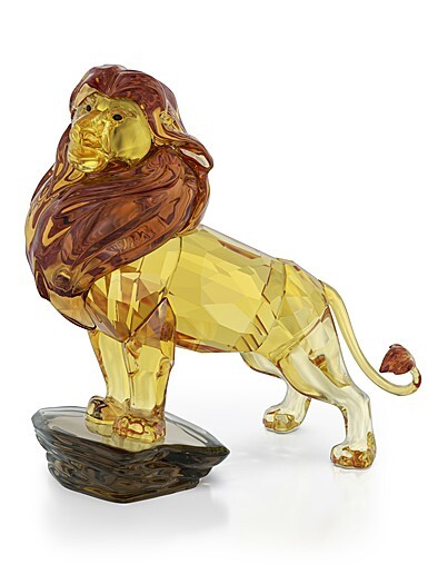 SWAROVSKI CRYSTAL THE LION KING MUFASA FIGURINE 5680764.NEW IN BOX.