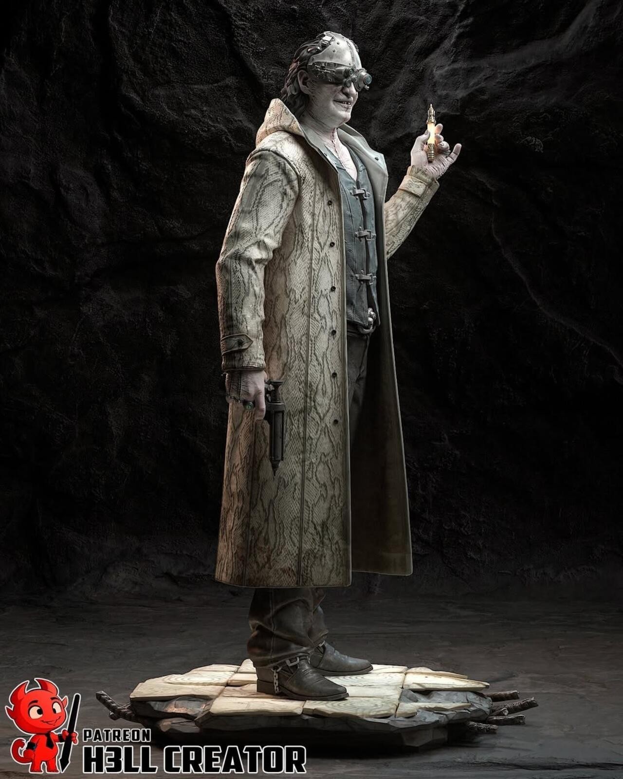 Victor Gideon | Resident Evil | High Quality Unpainted Resin Garage Kit 1:10