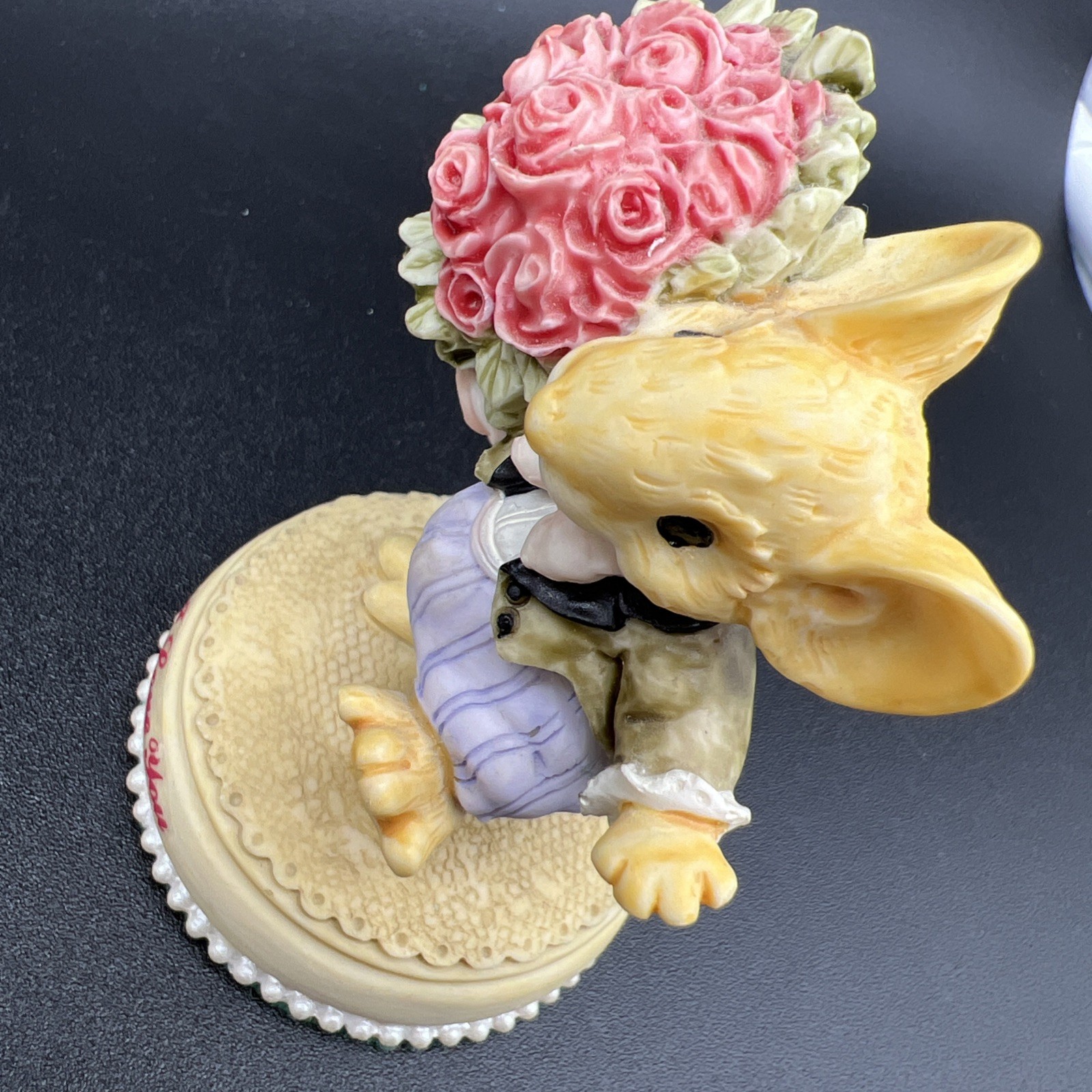 Vintage Little Cheesers “I Love You” Mouse Figurine # 05634