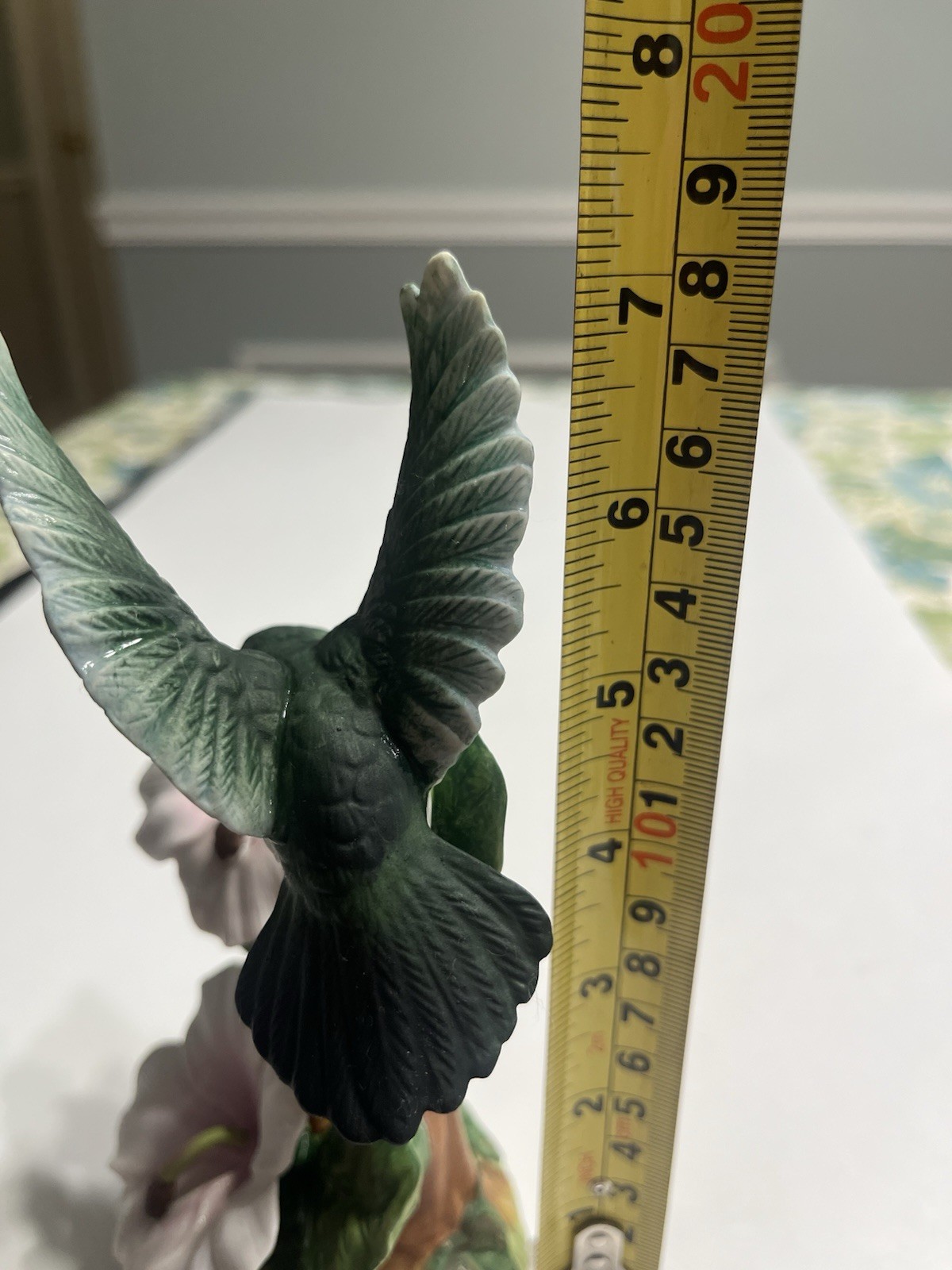 Hummingbird Figurine. By Gallery Originals. Limited Edition. 1984 7 1/4″ Tall
