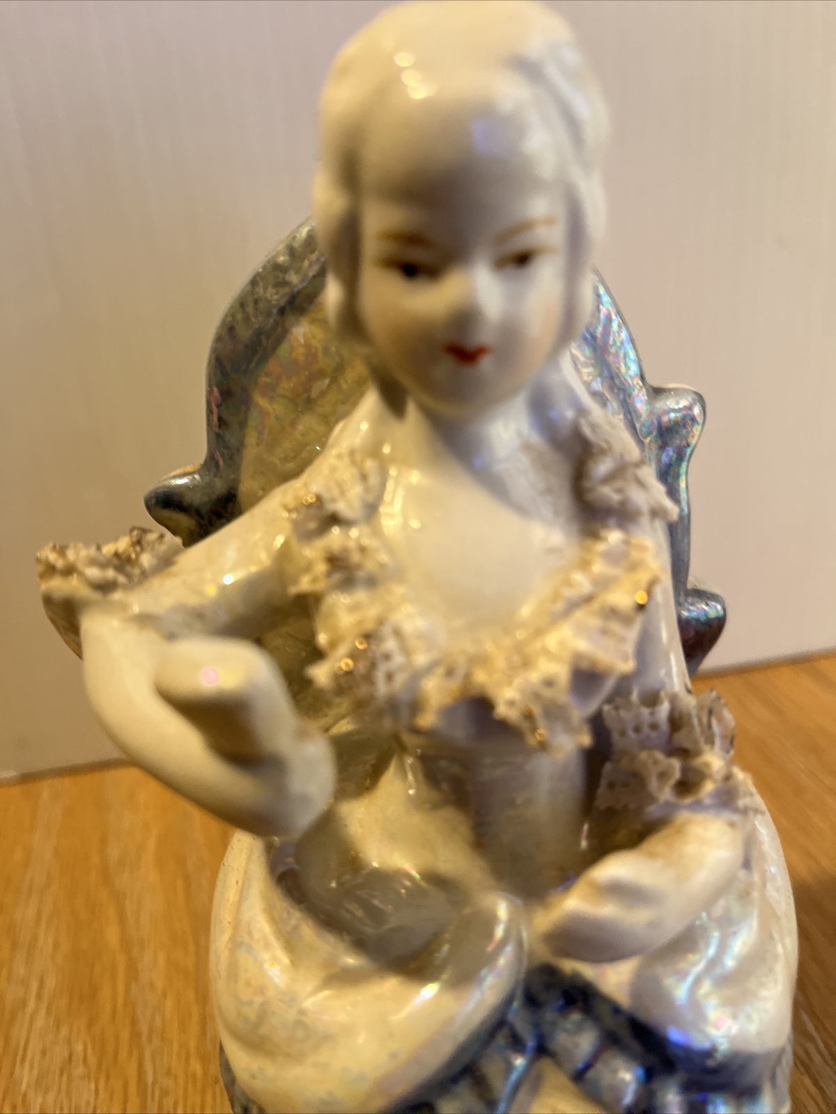 Vintage Lady In Chair