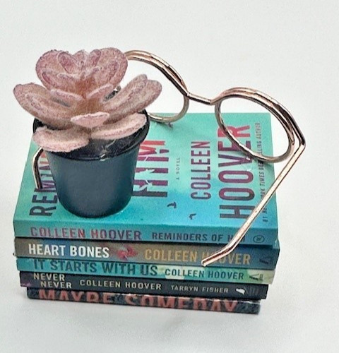 Mini Book Stack Trinket featuring ZURU Mini Brands Colleen Hoover Titles