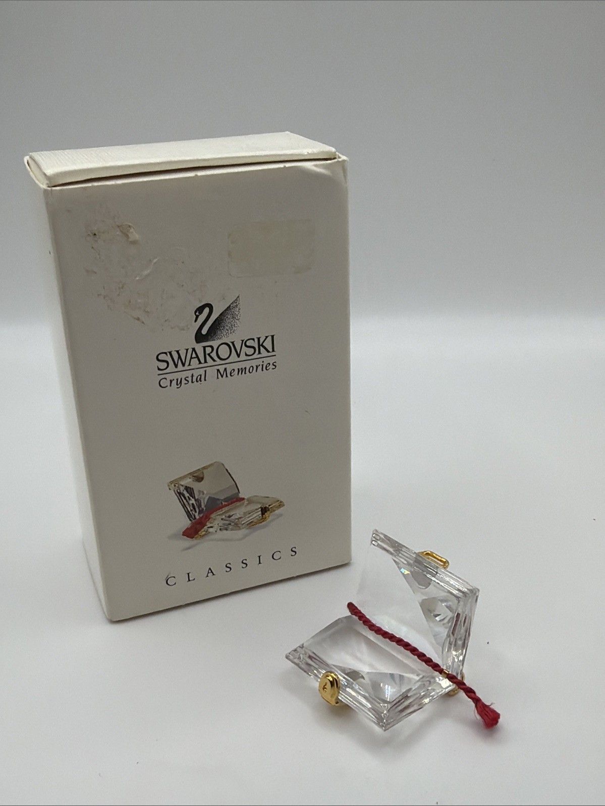 Swarovski Crystal Diary Book Figurine Memories Retired 1999 Vintage Miniature