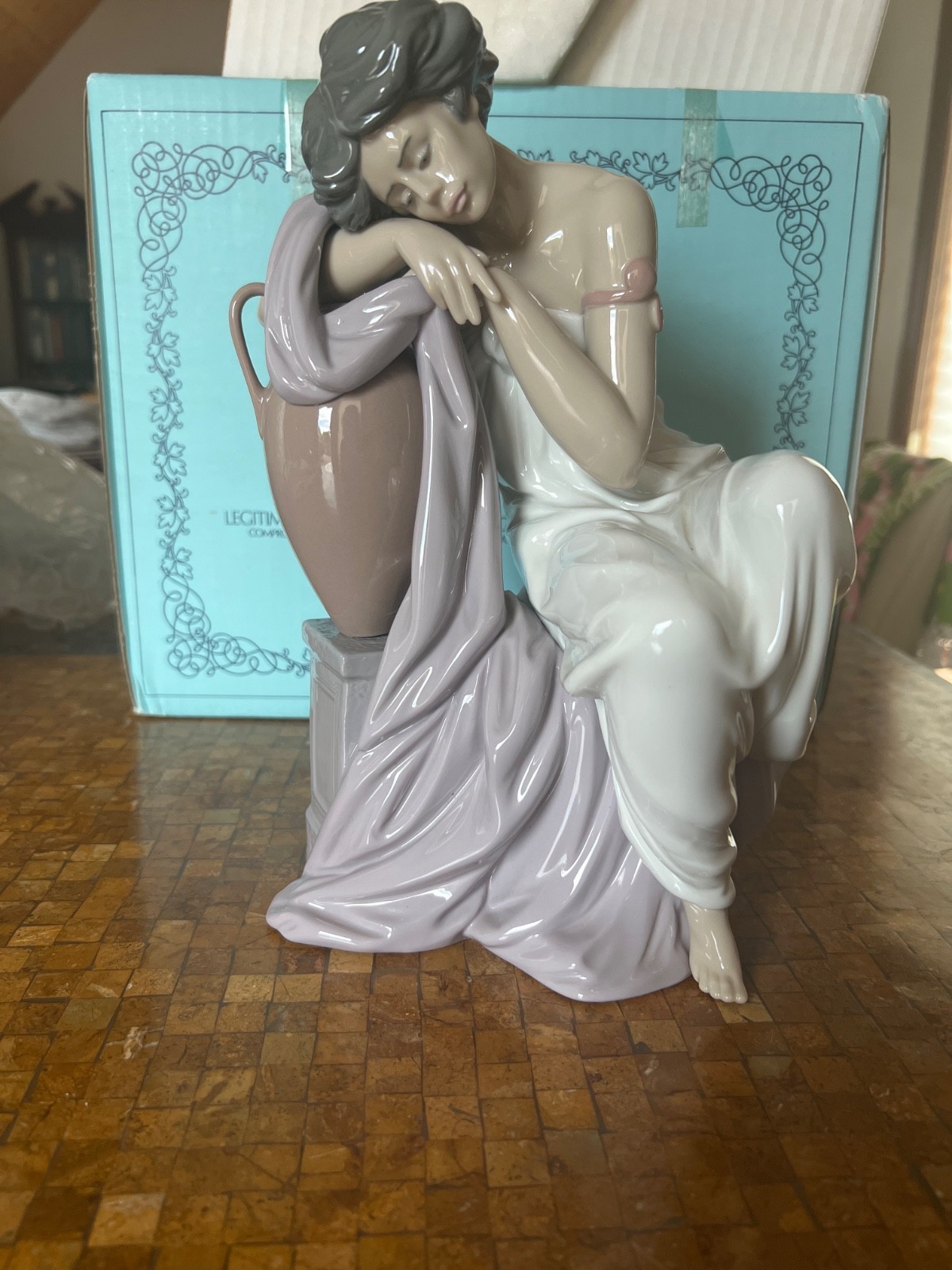 Lladro Figurine #6313 RARE RETIRED “Lost In Dreams” 1996 Mint